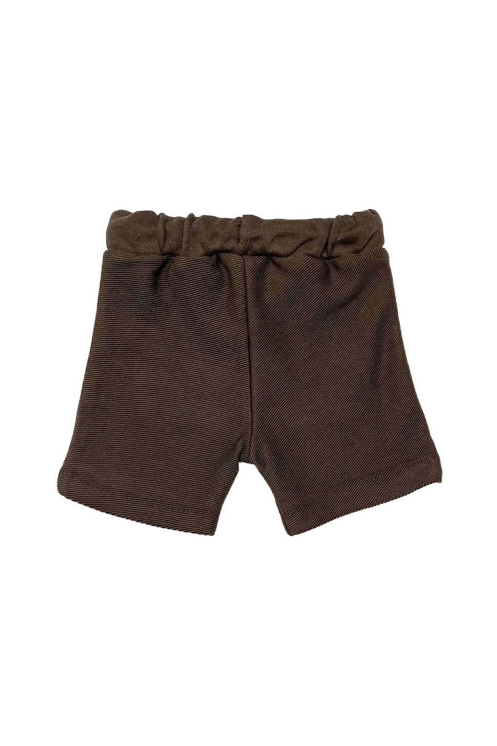 Boys Short Let's Play Some Music - Brown - Cute Kids