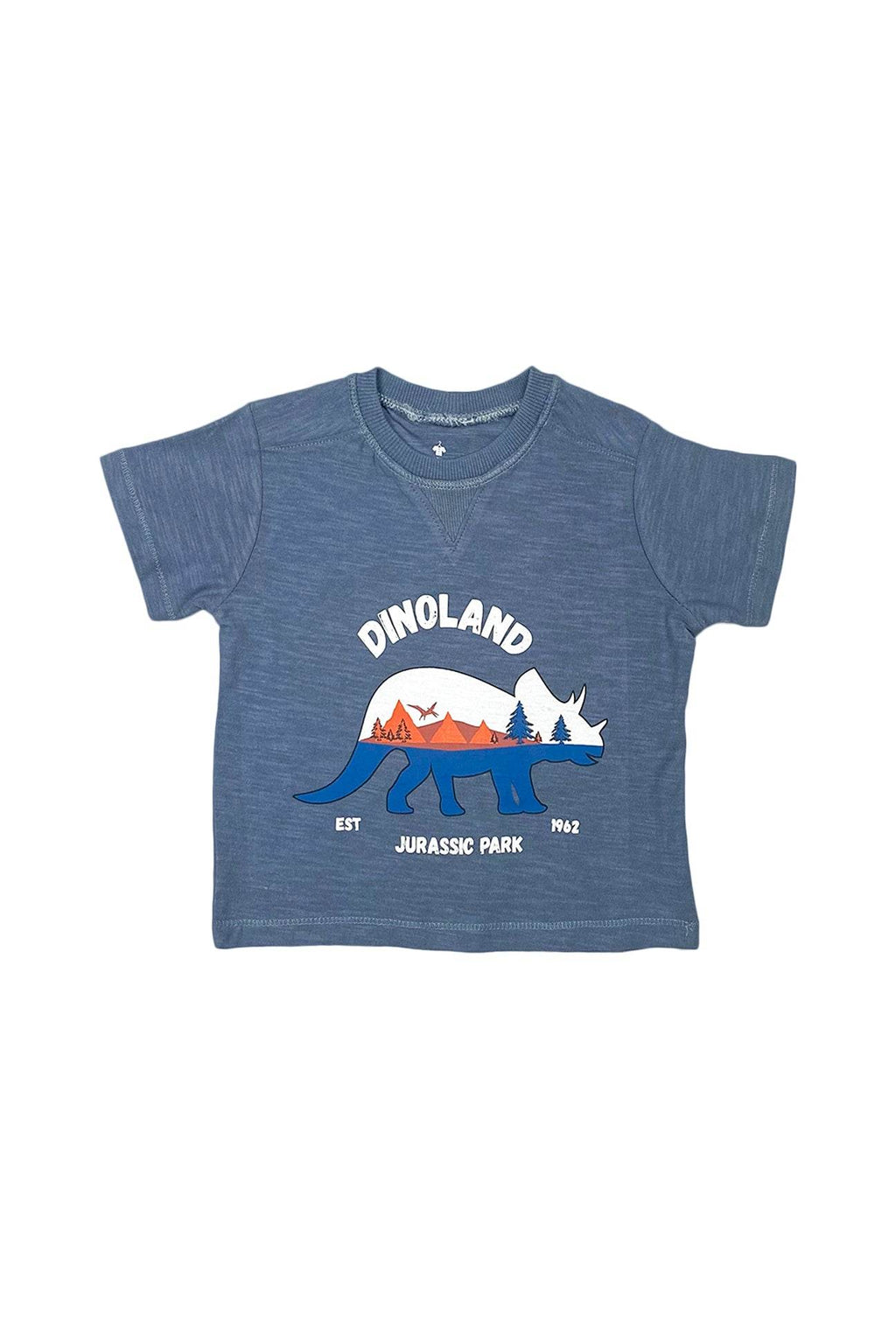 Boys T-Shirt Dinoland - Blue - Cute Kids