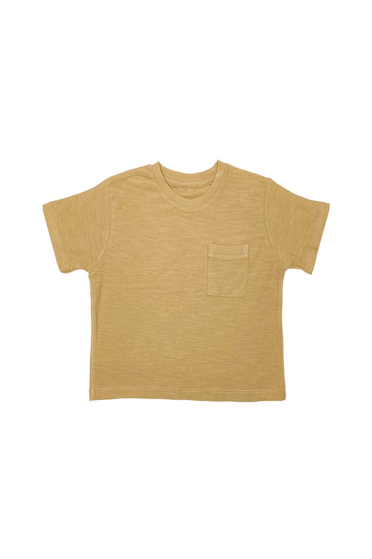 Boys T-Shirt Vintage - Khaki - Cute Kids