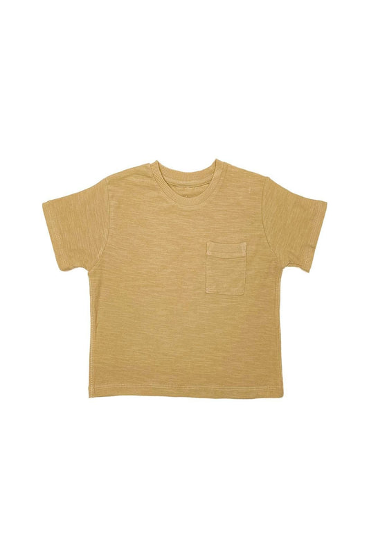 Boys T-Shirt Vintage - Khaki - Cute Kids