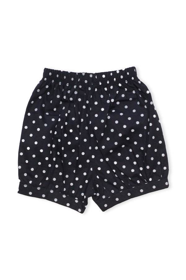 NewBorn Bow Heart Printed & Polka Dot Co-ord Set – Red & Navy - Cute Kids