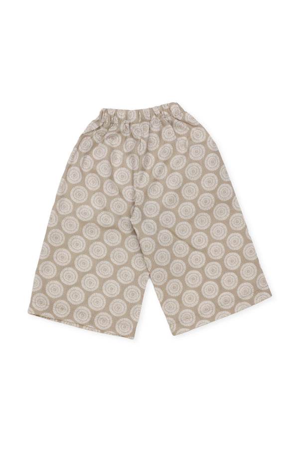 Girls Printed Co-ord Set – Fawn & White - Cute Kids