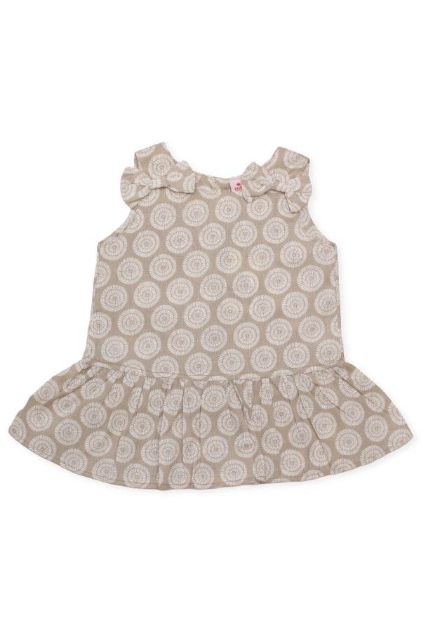 Girls Printed Co-ord Set – Fawn & White - Cute Kids