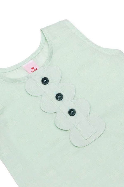 Girls co-ord Set - P-Green - Cute Kids