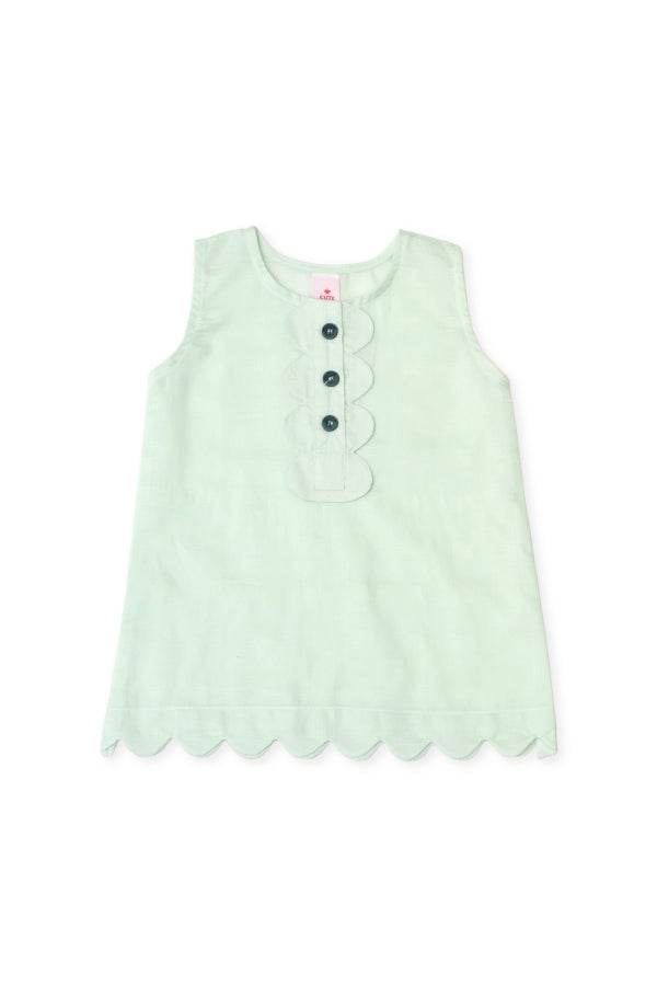 Girls co-ord Set - P-Green - Cute Kids