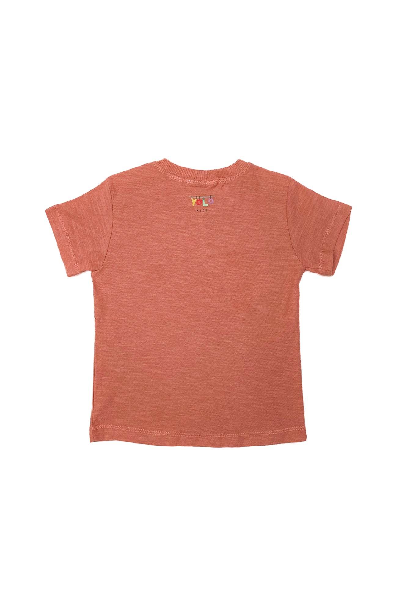 Boys T-Shirt Animal - Brown - Cute Kids