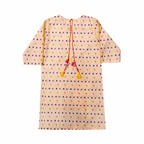 Girls Screen Printed Co-ord Set - Multicolor Circles