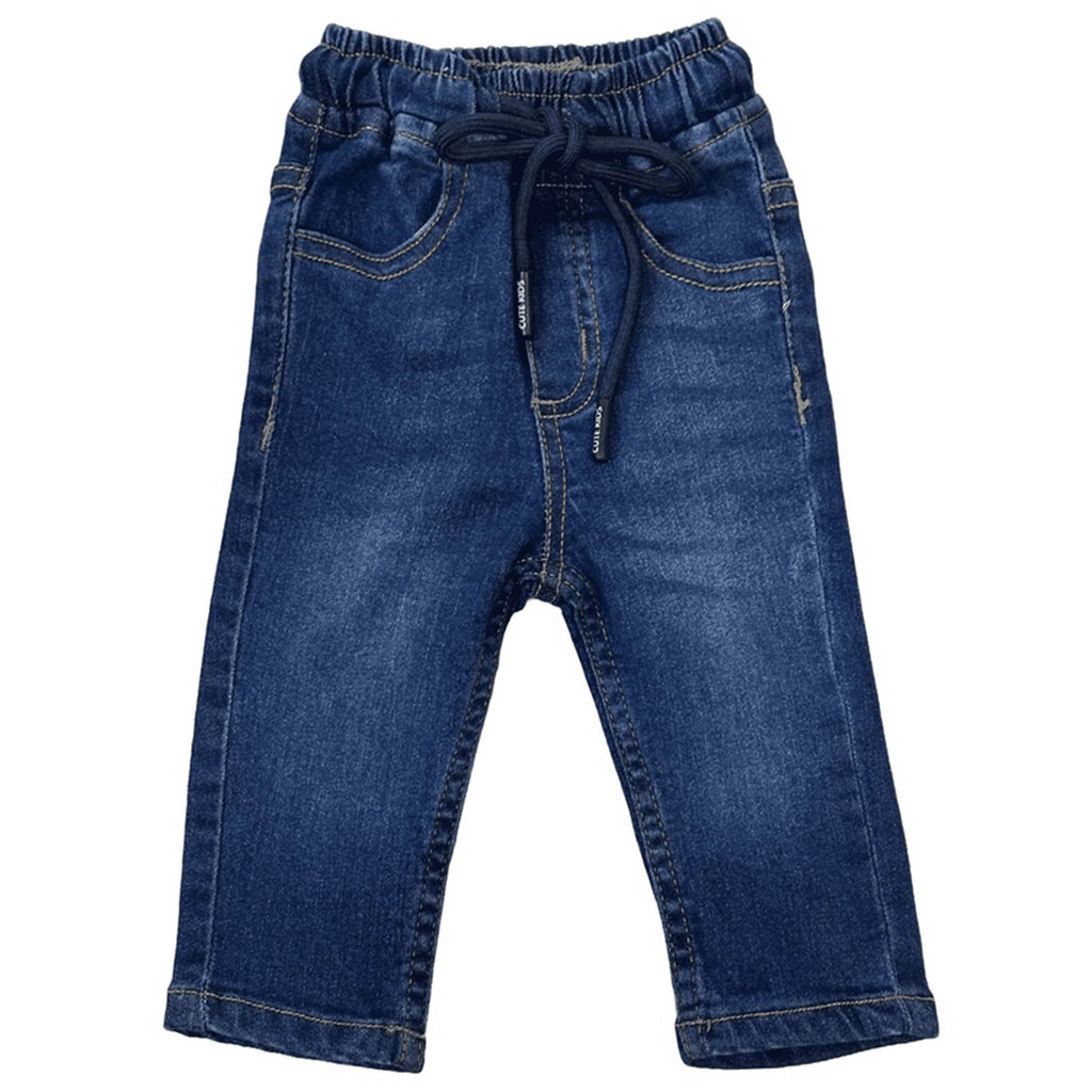 NewBorn Denim Pants - Mid Wash