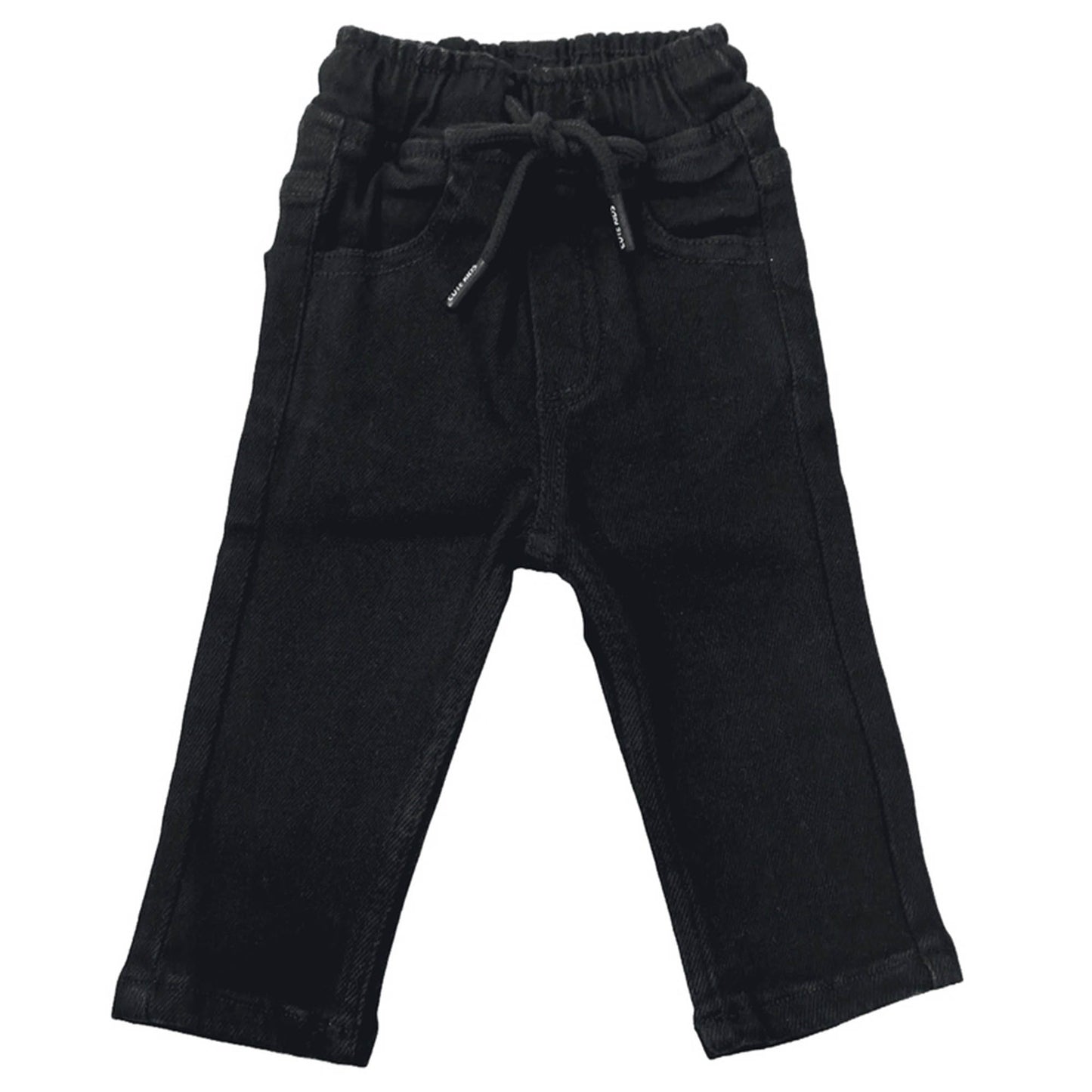NewBorn Denim Pants - Black
