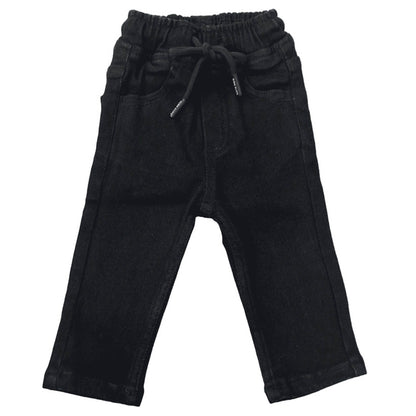 NewBorn Denim Pants - Black