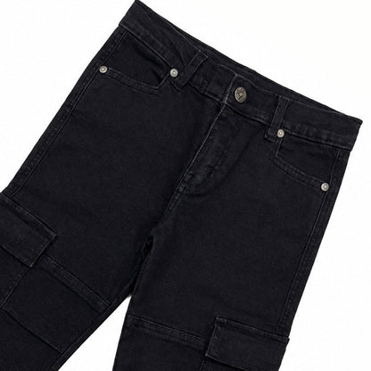 Boys Denim Pants - Mid Wash ( Black )