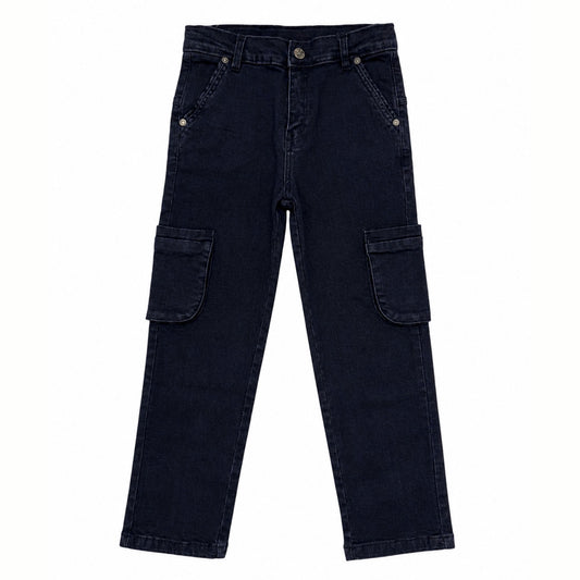 Boys Denim Pants - Mid Wash ( Black)