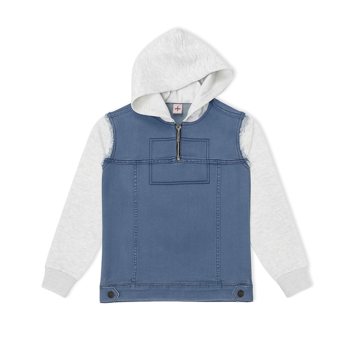 Boys Denim Fleece Jacket