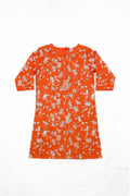 Girls Printed Kurti-Orange - Cute Kids