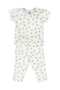 NewBorn cozy Blue Blossom night suit - Cute Kids