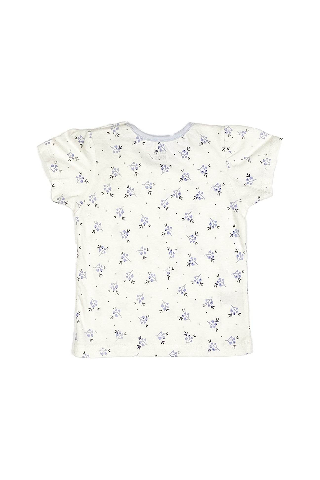 NewBorn cozy Blue Blossom night suit - Cute Kids