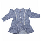 Girls Printed Co-ord Set - Blue