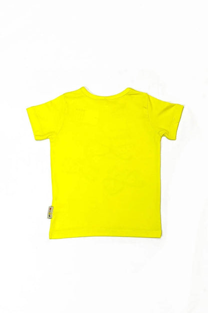 Girl Printed Top - Yellow - Cute Kids