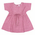 Girls Heart Printed Top - Red