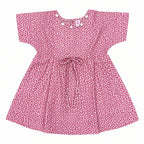 Girls Heart Printed Top - Red