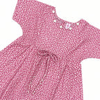 Girls Heart Printed Top - Red