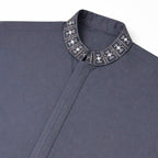 Boys Embroidered Shalwar Suits - Grey