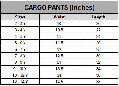 Boys Cargo Pants