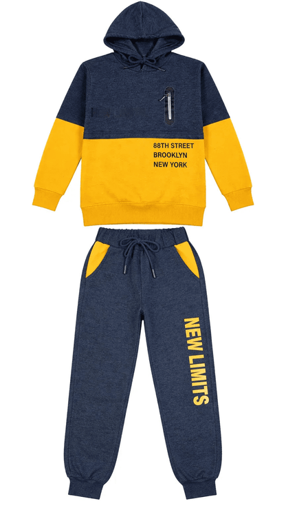 Boys Baba 2 piece Suit - Yellow