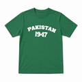 Unisex Pakistan 1947 T-Shirt – Green | Classic Independence Day Edition