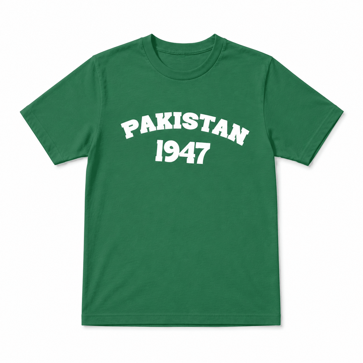 Unisex Pakistan 1947 T-Shirt – Green | Classic Independence Day Edition
