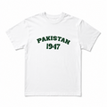Unisex Pakistan 1947 T-Shirt – White | Independence Day Classic Edition