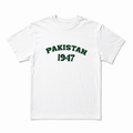 Unisex Pakistan 1947 T-Shirt – White | Independence Day Classic Edition