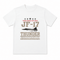 Unisex JF-17 Thunder T-Shirt – White | King of Sky Independence Day Edition
