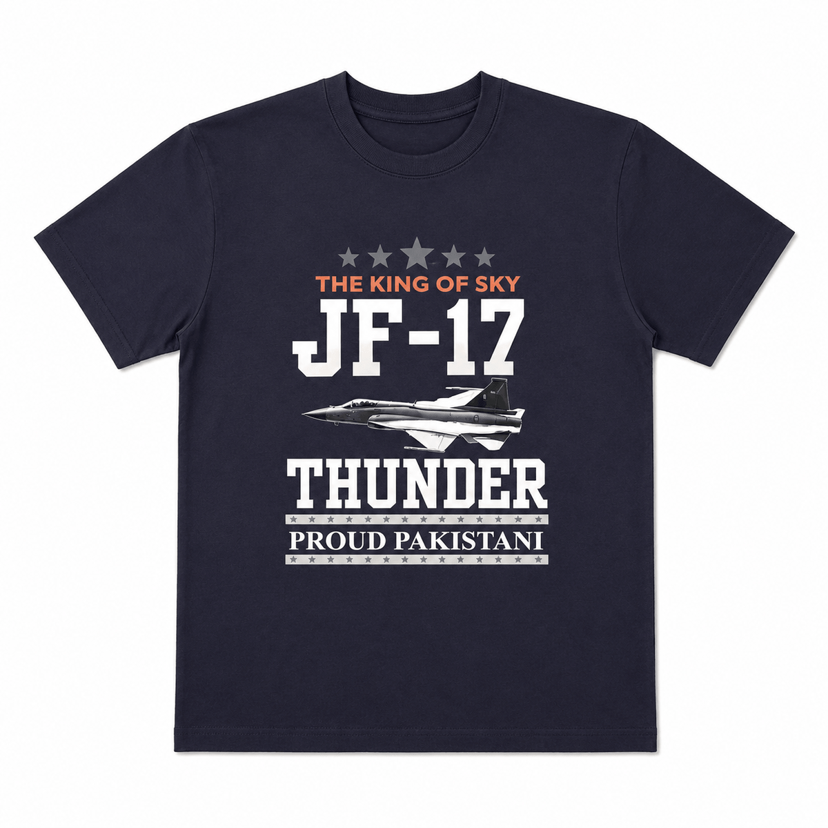 Unisex JF-17 Thunder T-Shirt – Black | 14 August Special Edition
