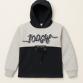 Black Hooded Fleece Sweatshirt