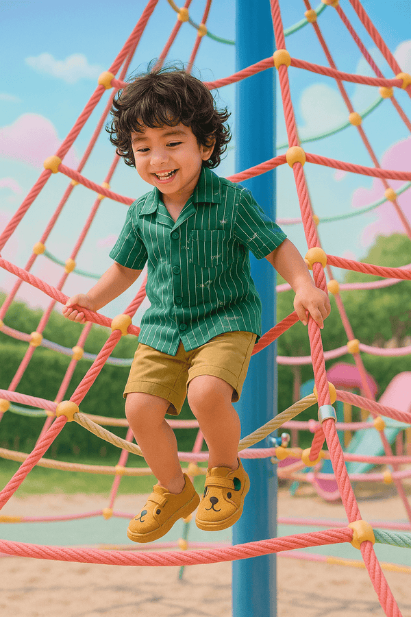 Boys 2 piece Suit - Hazel Green & Beige - Cute Kids