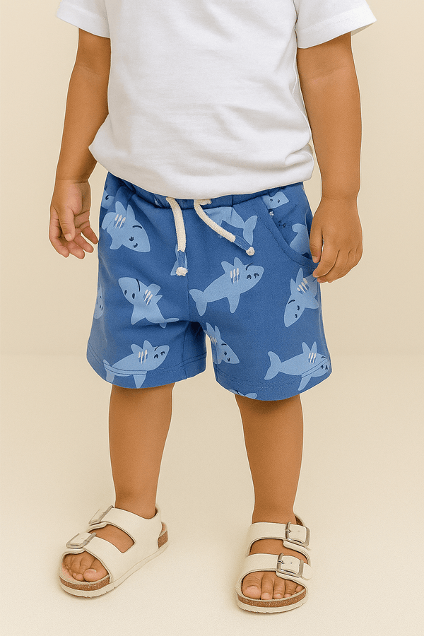 Boys Short Shar's - Sky Blue - Cute Kids