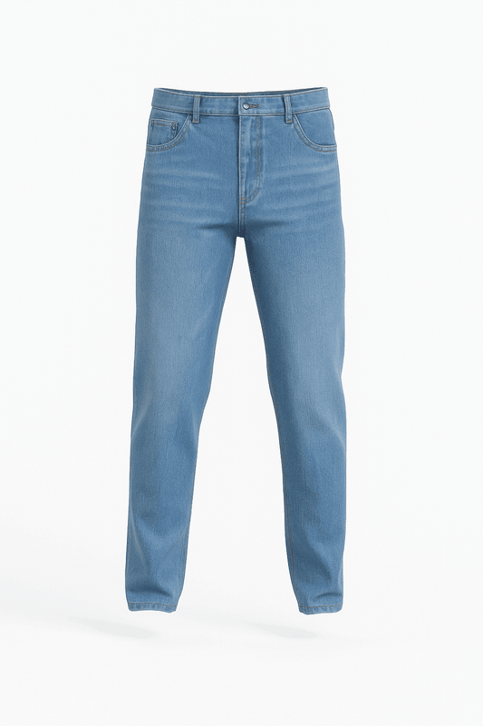 Boys Denim Pants - Light Wash - Cute Kids