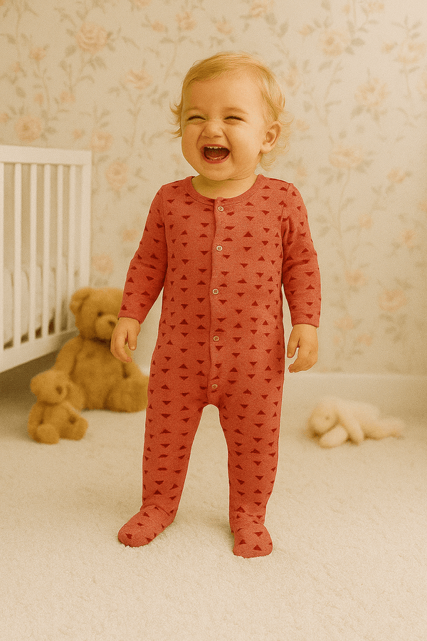 Newborn Romper One Peace - Coral Tree - Cute Kids