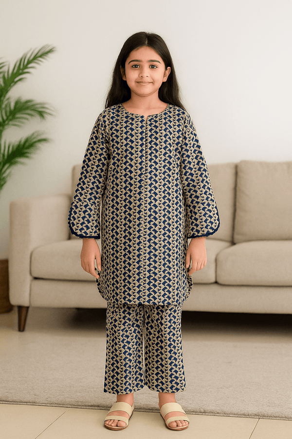 Girls co-ord Set - Printed - Cute Kids