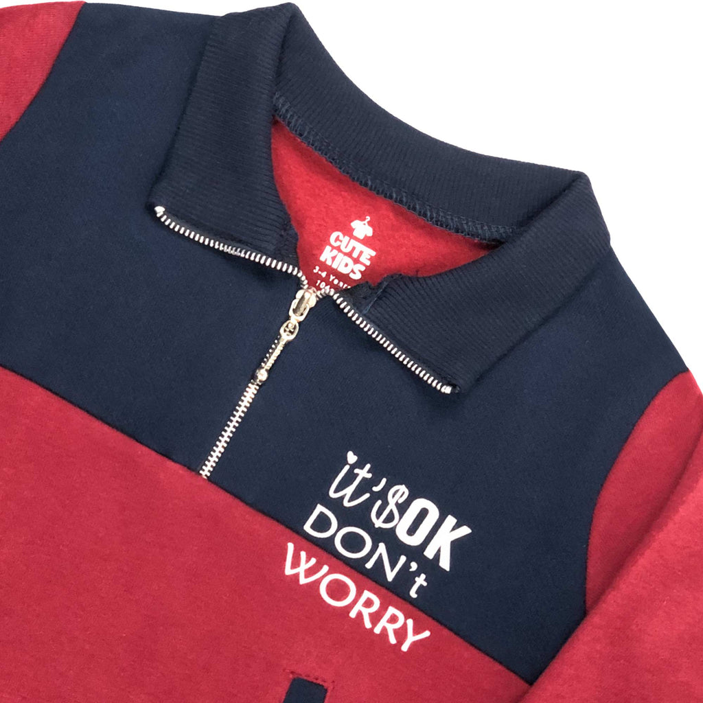 Boys Co-ord Set - RedNavy