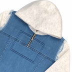 Boys Denim Fleece Hoodie