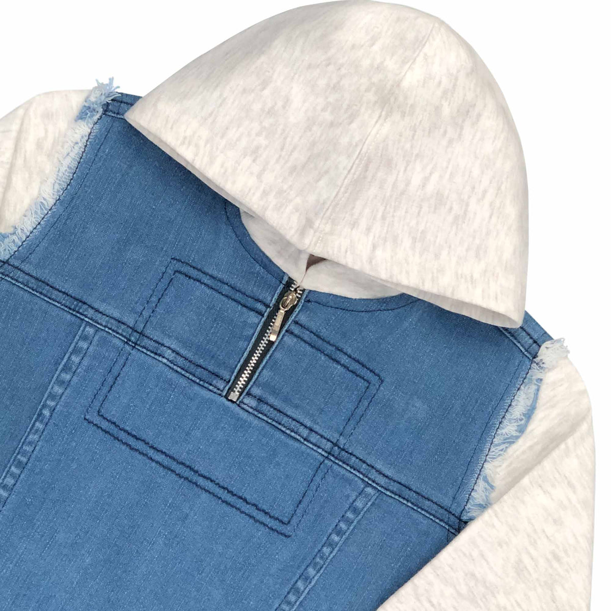Boys Denim Fleece Hoodie