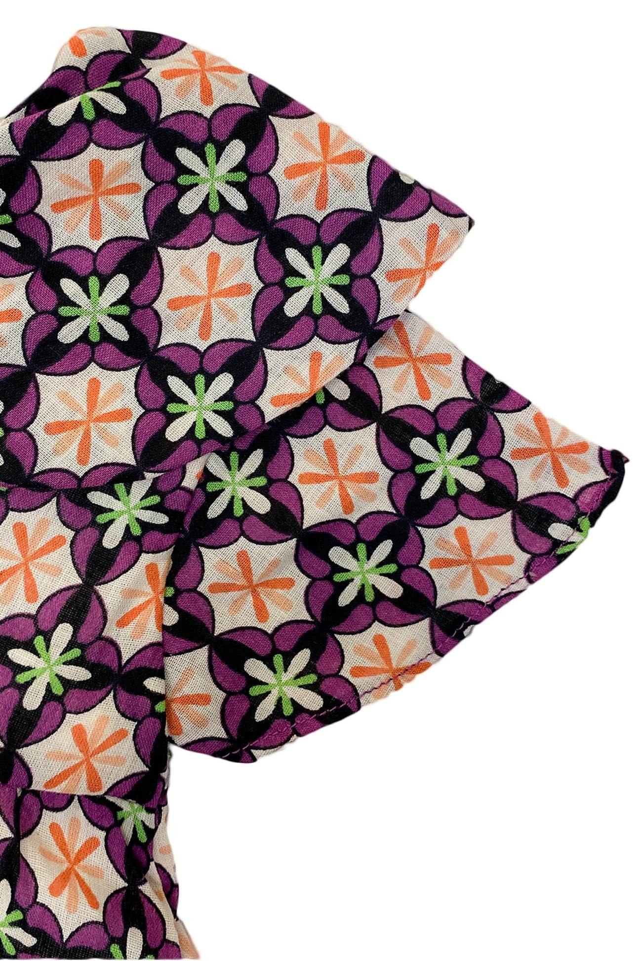 Girls Lawn Frock – Purple - Cute Kids