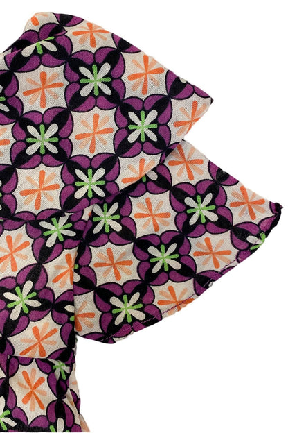 Girls Lawn Frock – Purple - Cute Kids