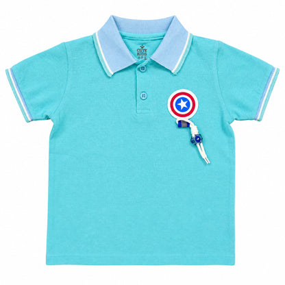 Boys Polo-Shirt  - Ferozi