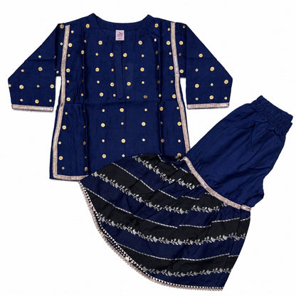Girls Co-ord Set - Navy