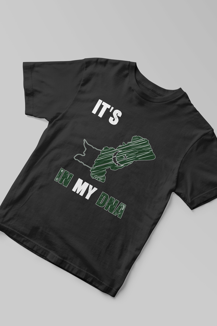 Unisex "It's in My DNA" T-Shirt – Black | 14 August Pakistan Edition Cute Kids