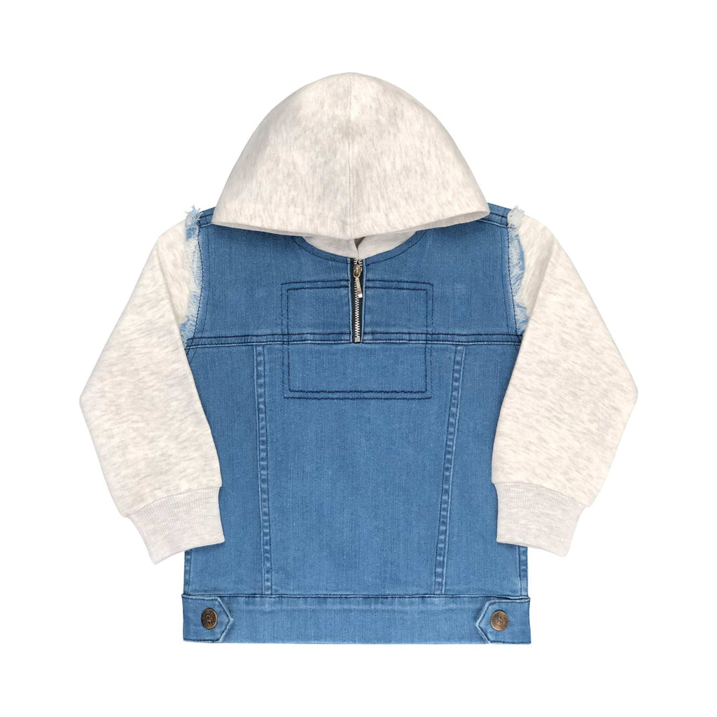 Boys Denim Fleece Hoodie