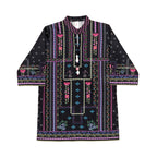 Girls Digital Printed Co-ord Set - Black